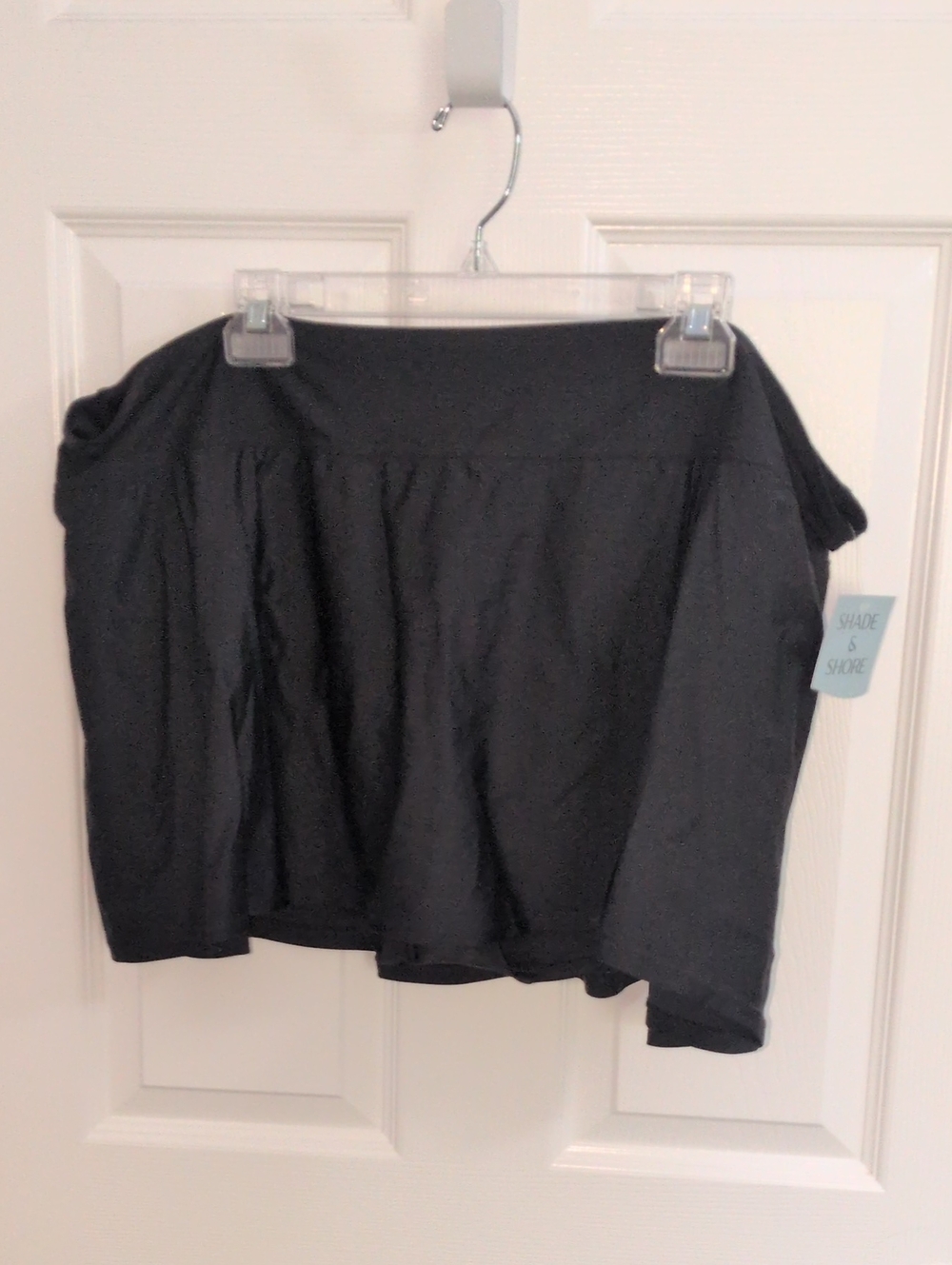 NWT Shade & Shore Swim Skirt - Black - 3X